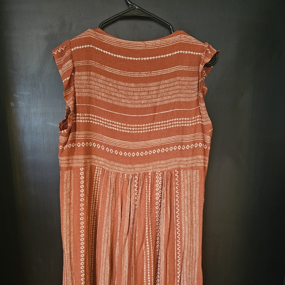 Savanna Jane, Women's Dress, Size S, Rust and Cream - Picture 7 of 7